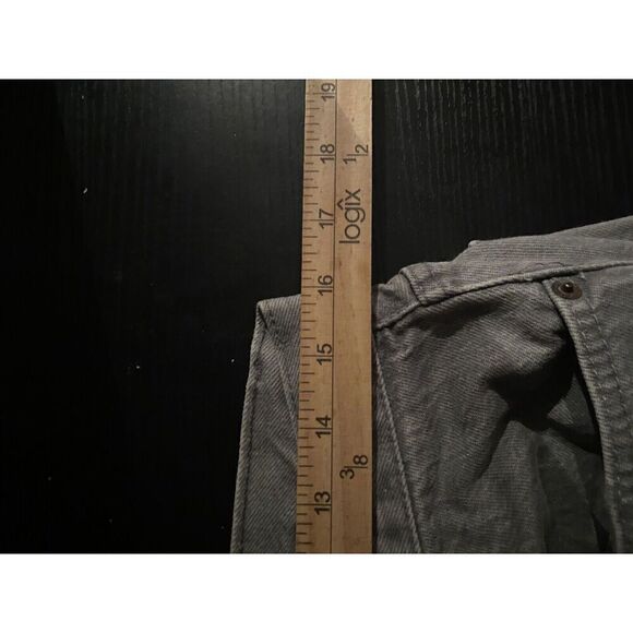 Vintage 80s Levi’s Button Fly 501 - 0652 Grey Denim Jeans 32x33 - Picture 8 of 9